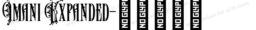 Imani Expanded字体转换
